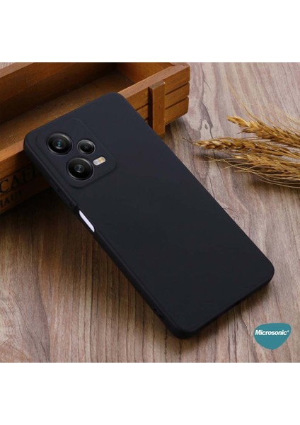 Matte Silicone Xiaomi Redmi Note 12 Pro Kılıf Mor