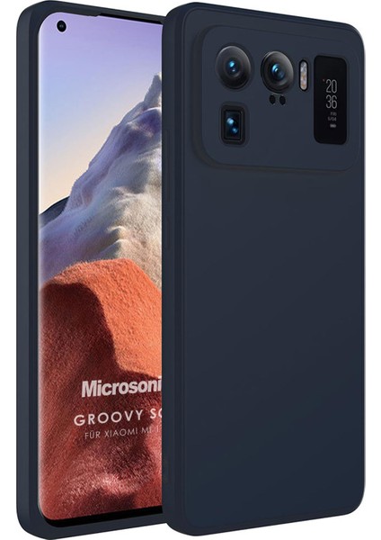 Xiaomi Mi 11 Ultra Kılıf Groovy Soft Lacivert