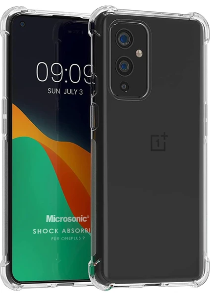 Oneplus 9 Kılıf Shock Absorbing Şeffaf