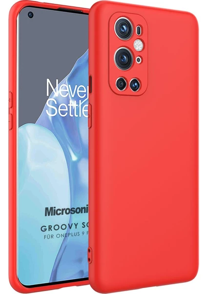 Oneplus 9 Pro Kılıf Groovy Soft Kırmızı