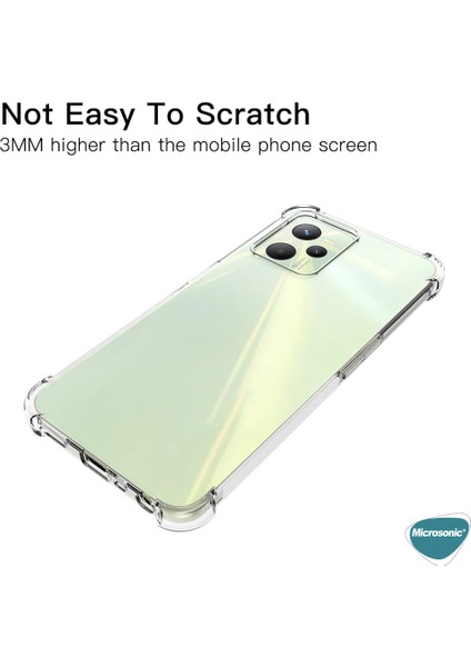 Realme C35 Kılıf Shock Absorbing Şeffaf