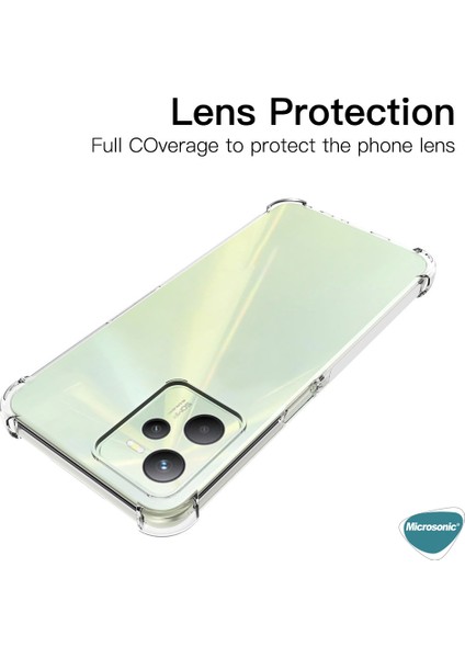 Realme C35 Kılıf Shock Absorbing Şeffaf