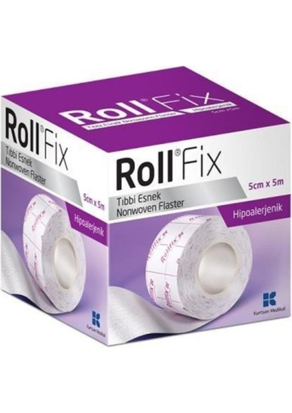Roll Fix Hipoalerjenik Esnek Flaster 5x5 M 5 Adet