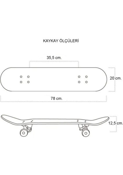 Can Ithalat Canadian Maple Profesyonel Kaykay