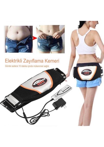 Vibro Shape Masaj Cihazı Çift Motorlu Isıtmalı Isıtmalı Titreşimli Kemeri