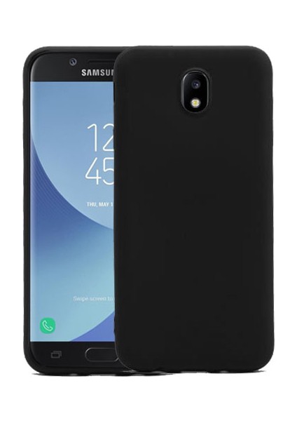 Samsung Galaxy J730 Pro Kılıf Ultra Ince Renkli Silikon Kapak Siyah