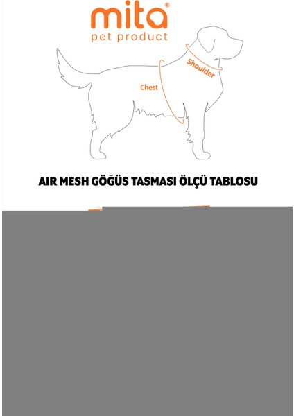 Air Mesh Kedi Köpek Göğüs Tasması Çift Reflektörlü, Terletmeyen Benetton / Benetton