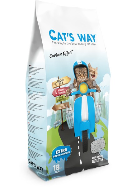 Granüle Carbon Tanecikli Kedi Kumu (18L. x 1Adet)