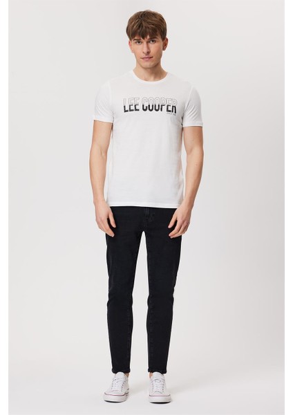 Huge Erkek O Yaka T-Shirt Off White