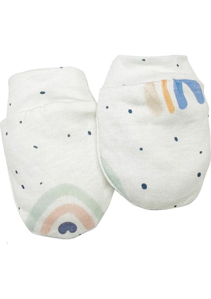 Rainbow Bebek Eldiveni %100 Pamuk 2 Takım