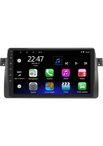 Bmw E46 Android 4gb Ram 64GB Rom Navigasyon Multimedya Oto Teyp