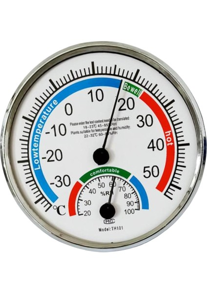 Laboratuvarlar Için Yuvarlak Analog Sıcaklık Nem Monitör Ölçer Göstergesi Beyaz (Yurt Dışından) fırsatları