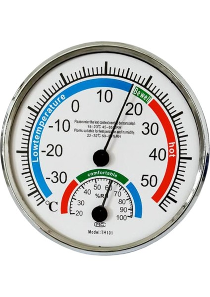 Laboratuvarlar Için Yuvarlak Analog Sıcaklık Nem Monitör Ölçer Göstergesi Beyaz (Yurt Dışından) indirimleri