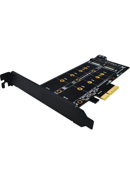 Çift M.2 Pcıe Adaptör Kartı Pcı E 4x - M.2 Anahtar Çift Arabirim Kartı (Yurt Dışından)