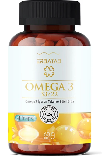 Omega 3 Balık Yağı 33/22 60 Kapsül Licaps®