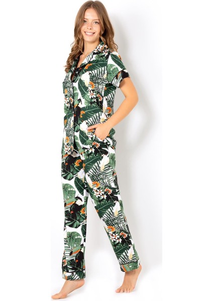 Ivied Kısa Kollu Bayan Pijama Takımı