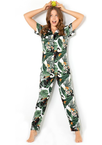Ivied Kısa Kollu Bayan Pijama Takımı