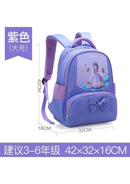 Sweet Ruı Tavşan Deniz Kızı Çocuk Okul Çantası Ilkokul Öğrencileri Su Geçirmez Karikatür Kızlar Sınıflar 1-3-6 (Yurt Dışından)