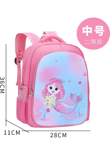 Sweet Ruı Tavşan Deniz Kızı Çocuk Okul Çantası Ilkokul Öğrencileri Su Geçirmez Karikatür Kızlar Sınıflar 1-3-6 (Yurt Dışından)