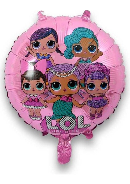 Lol Suprise 7 Yaş Balon Seti Lol Bebek Konsept Helyum Balon Set Diva Lol Bebek Doğum Günü Set