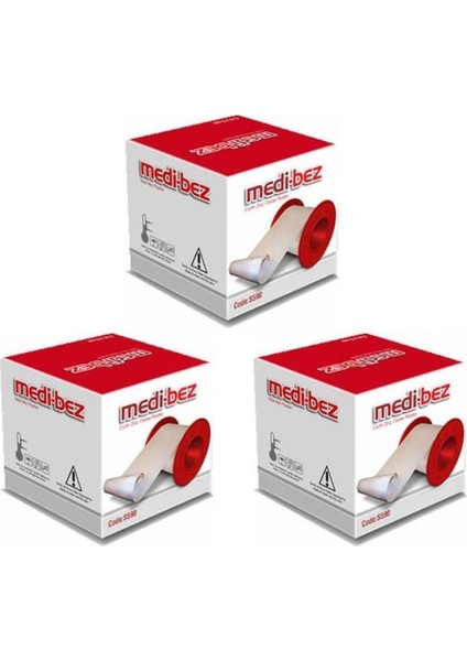 Medi Bez Tıbbi Flaster 5 X 5 Cm 3 Adet