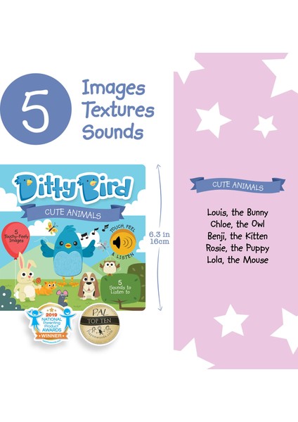 Ditty Bird: Cute Animals | İngilizce Sesli Kitap - Sevimli Hayvanlar