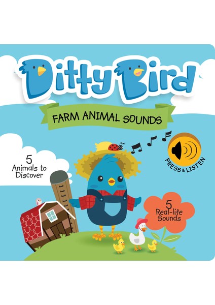 Ditty Bird: Farm Animal Sounds | İngilizce Sesli Kitap - Çiftlik Hayvanı Sesleri