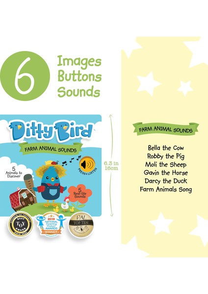 Ditty Bird: Farm Animal Sounds | İngilizce Sesli Kitap - Çiftlik Hayvanı Sesleri