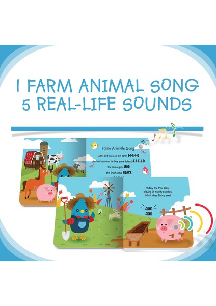 Ditty Bird: Farm Animal Sounds | İngilizce Sesli Kitap - Çiftlik Hayvanı Sesleri