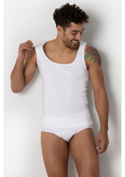 Erkek Beyaz Kaşkorse Atlet modelleri