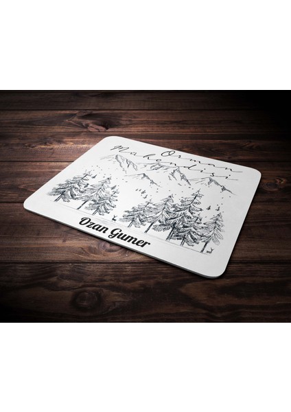 Kişiye Özel Orman Mühendisi Tasarımlı Mouse Pad