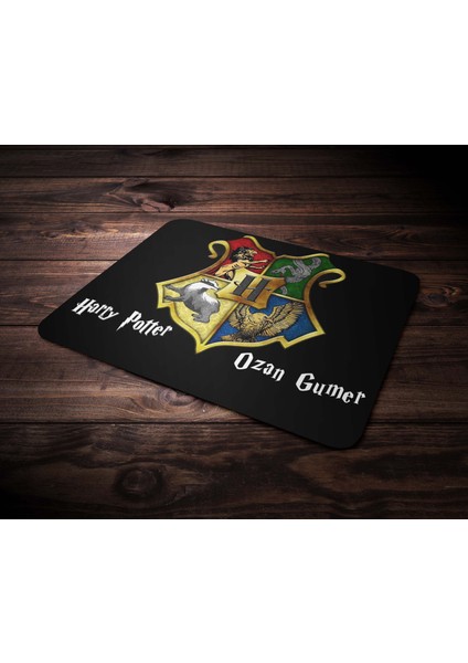 Kişiye Özel Harry Potter Temalı Logo Tasarımlı Mouse Pad