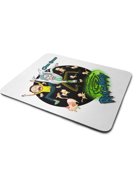 Kişiye Özel Rick And Morty Tasarım Baskılı Mouse Pad