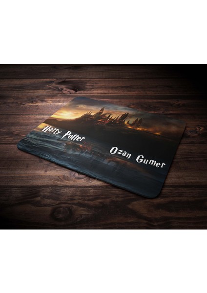 Kişiye Özel Harry Potter Temalı Hogwarts Tasarımlı Mouse Pad
