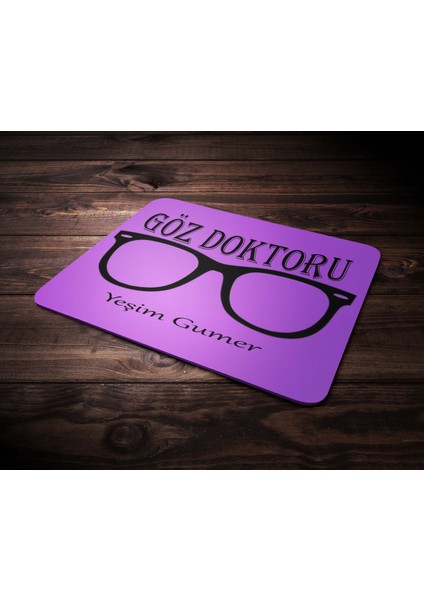 Kişiye Özel Göz Doktoru 2 Tasarımlı Mouse Pad