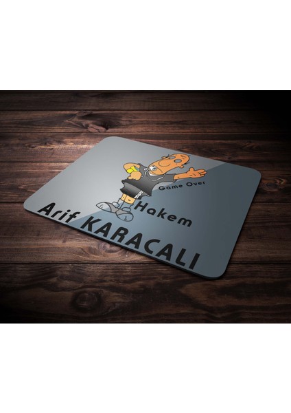 Kişiye Özel Hakem 2 Tasarımlı Mouse Pad