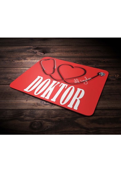 Kişiye Özel Doktor 4 Tasarımlı Mouse Pad