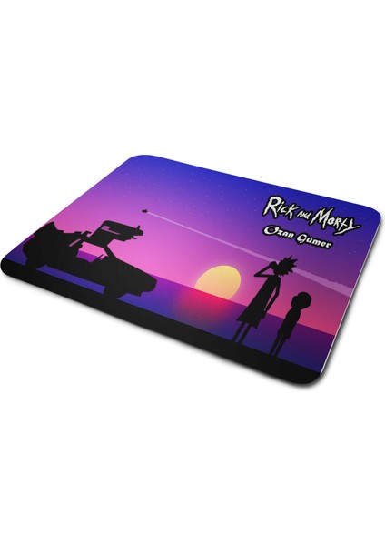 Kişiye Özel Rick And Morty Gün Doğumu Tasarım Baskılı Mouse Pad