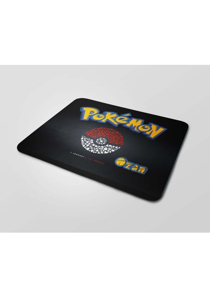 Kişiye Özel Pokemon Topu Tasarım Mouse Pad