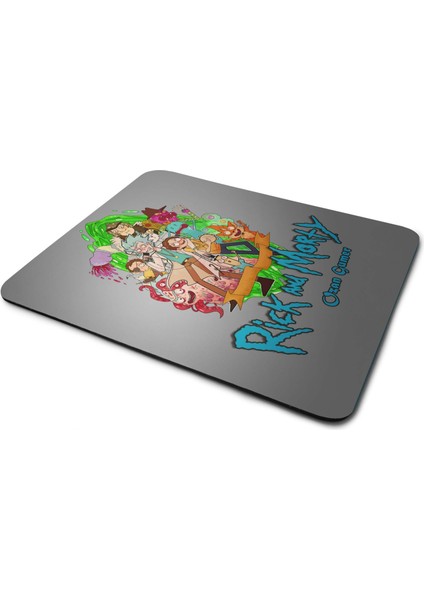 Kişiye Özel Rick And Morty Tasarım Baskılı Mouse Pad