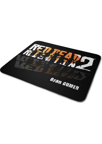 Kişiye Özel Red Dead Redemption Logo 3baskılı Mouse Pad