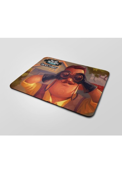 Kişiye Özel Hello Neighbor Wilson Amca Tasarım Mouse Pad