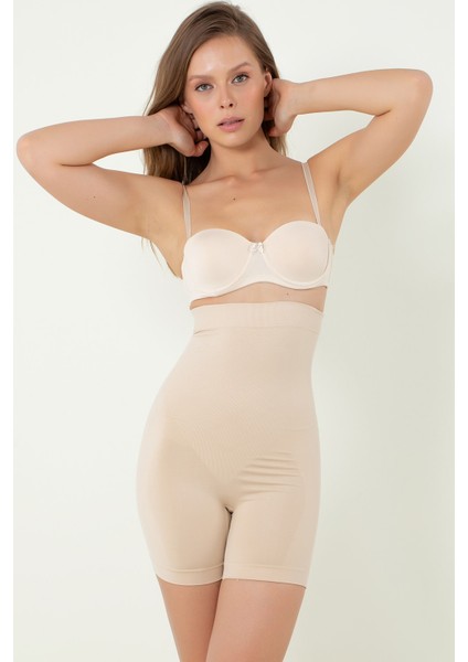 Yüksek Bel Şekillendirici Korse Silikonlu