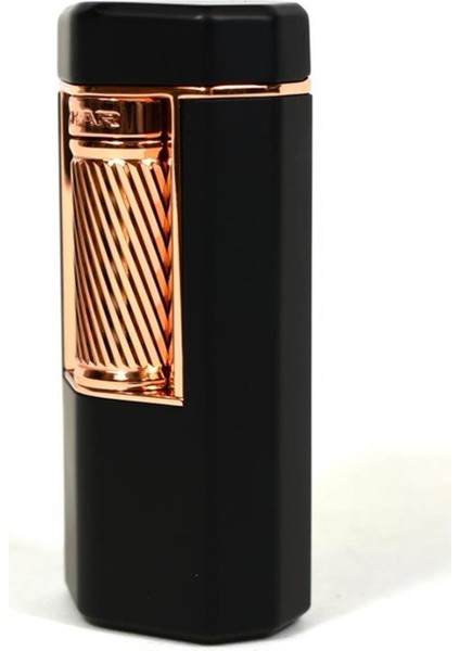 Meridian Single Lighter Siyah Rose Gold Puro Çakmağı