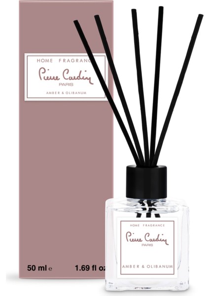 Reed Diffuser Çubuklu Oda Kokusu Amber & Buhur 50 ml