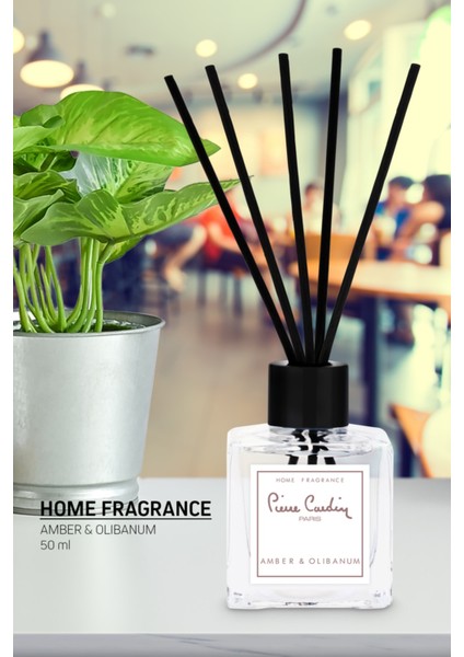 Reed Diffuser Çubuklu Oda Kokusu Amber Buhur 50 ml modelleri