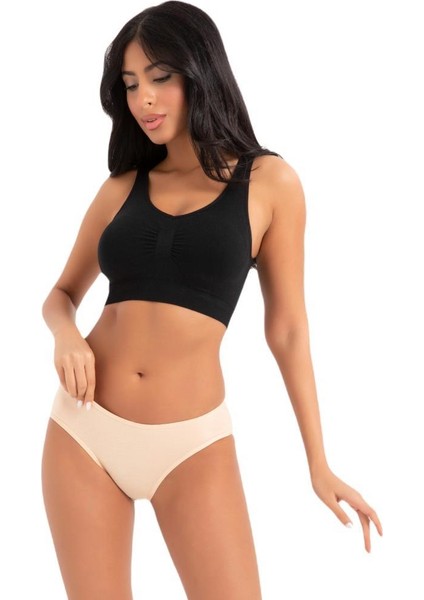 (5 Adet) Yüksekbel Classic High Leg Brief Kadın Külot 2057
