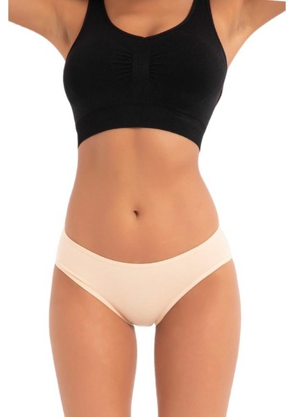 (5 Adet) Yüksekbel Classic High Leg Brief Kadın Külot 2057