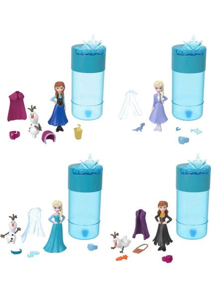 Disney Frozen Disney Karlar Ükesi Color Reveal Renk Değiştiren Prenses Bebekler