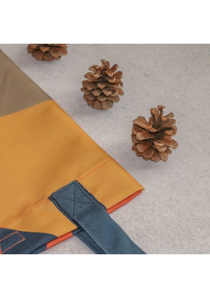 Bez Çanta- Çift Tarafı Dijital Geometrik Baskılı fiyatları